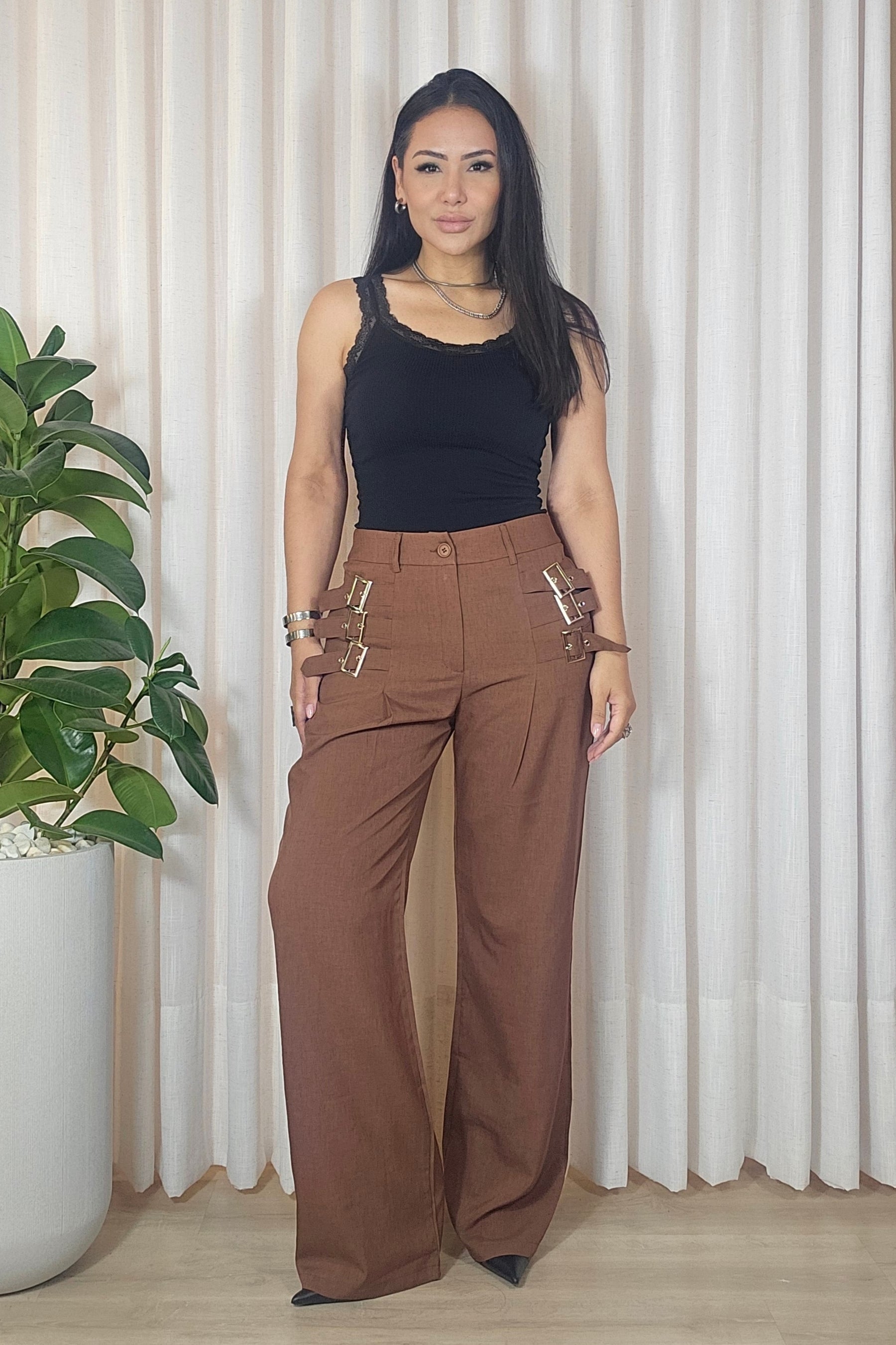 Calça Natasha de Alfaiataria Elegante