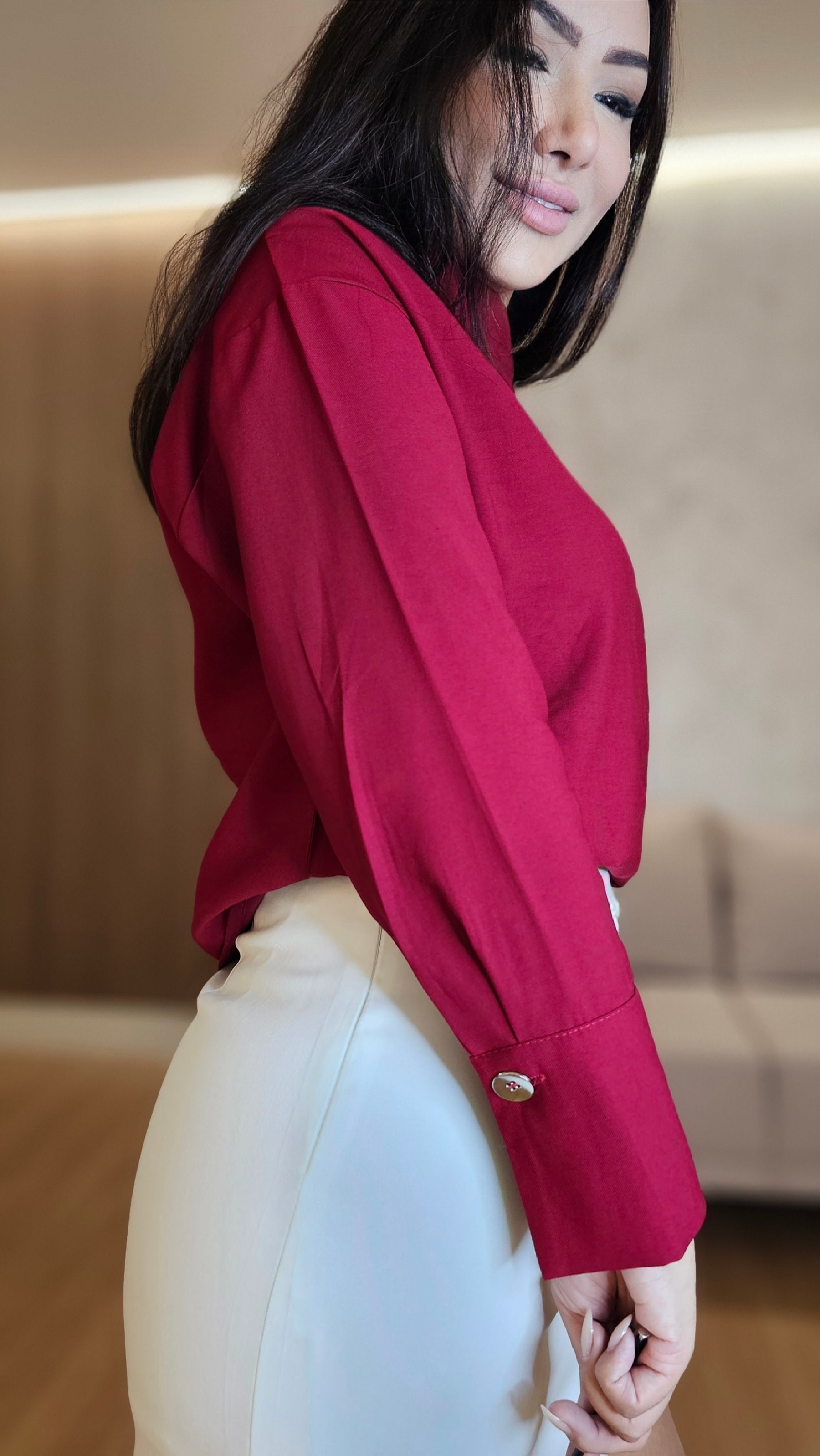 Saia preta de Alfaiataria com forro