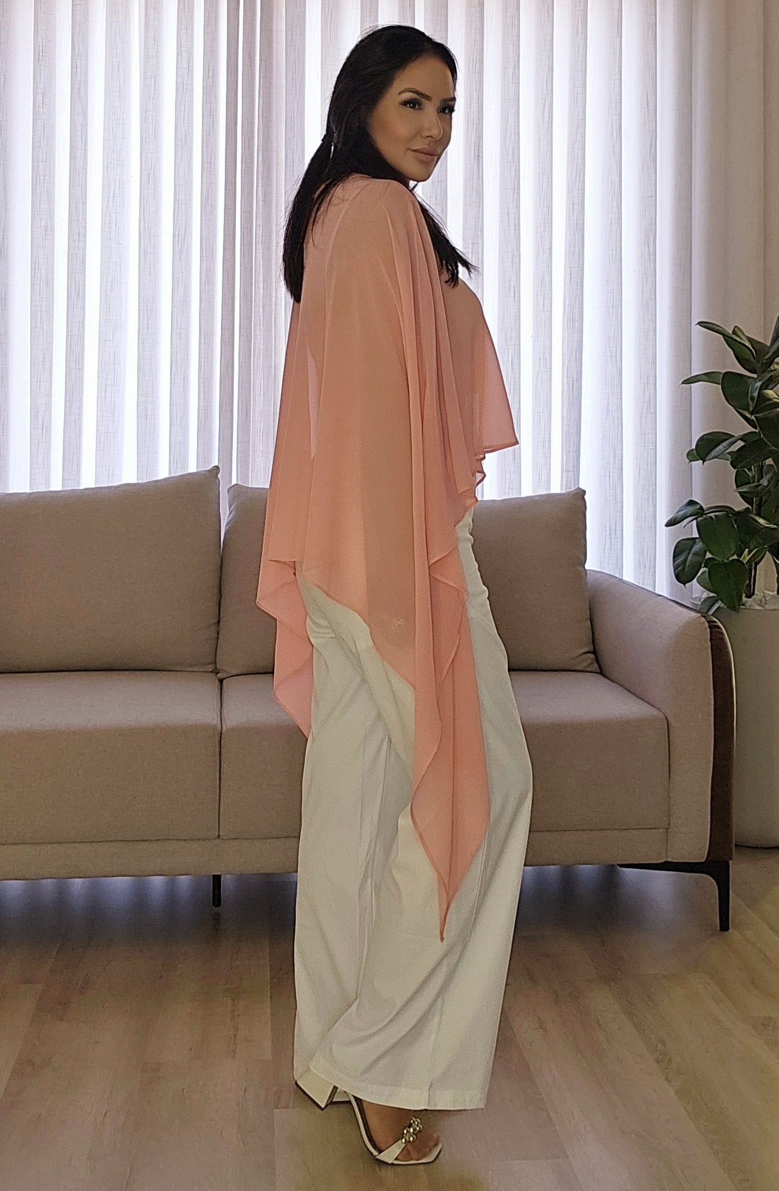 Calça de Alfaiataria Feminina Branca forrada