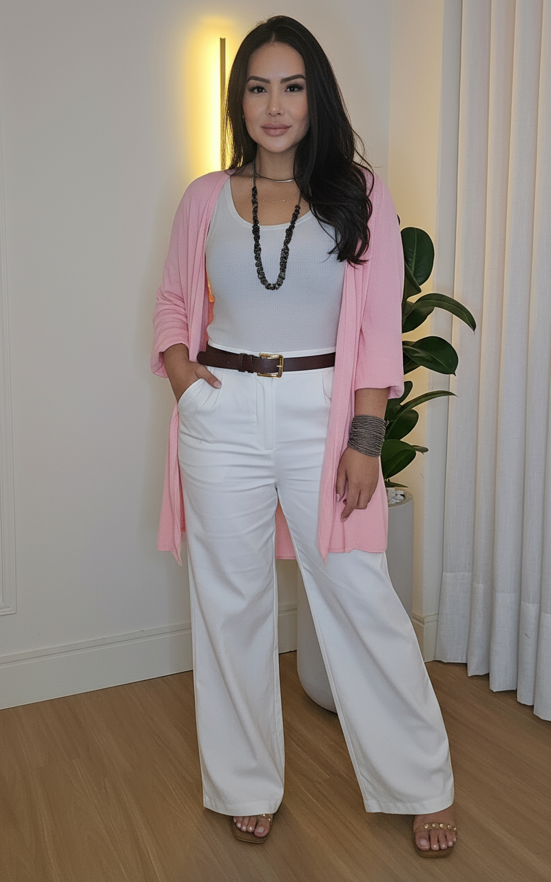 Chemise em cores variadas