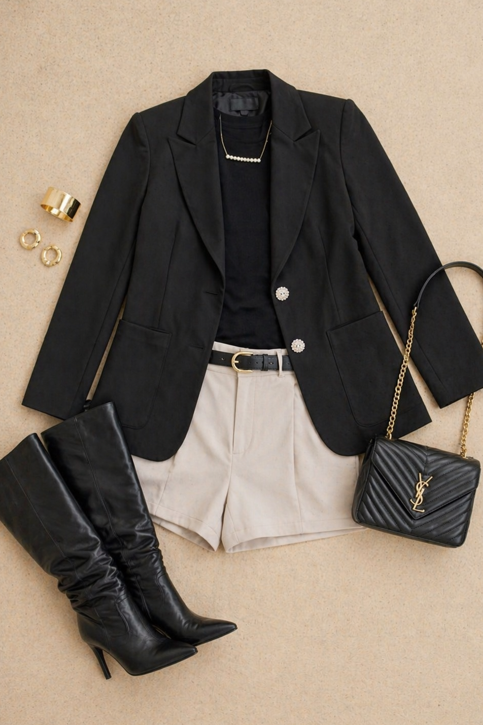 Blazer com Botões de Strass Stella - em cores