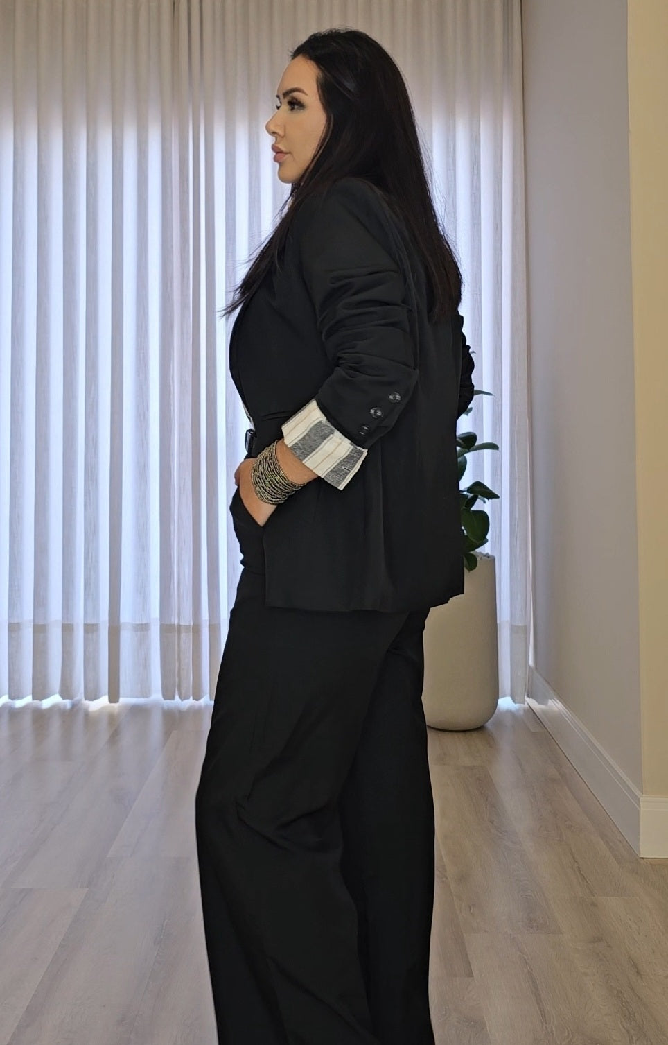 Camisa Feminina Oversized Listrada - moderna e despojada
