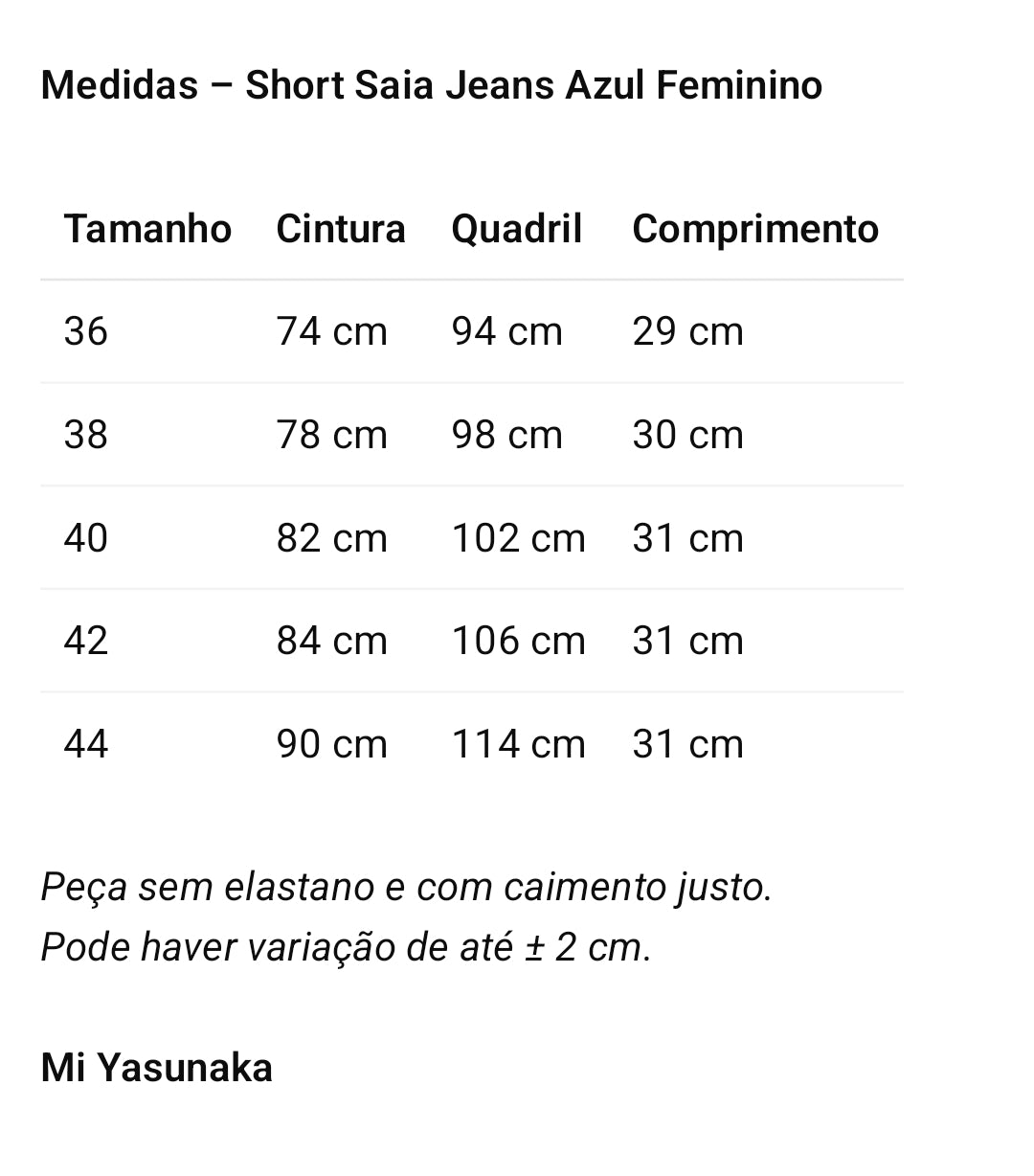 Short Saia Jeans Azul Feminino 100% Algodão com Caimento Ajustado e Lavagem Moderna