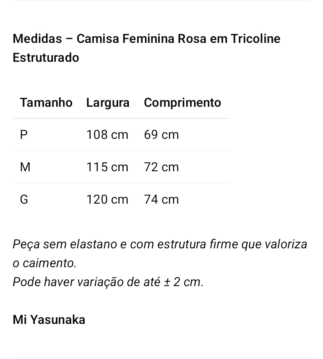 Camisa Feminina Rosa em Tricoline Estruturado com Caimento Impecável