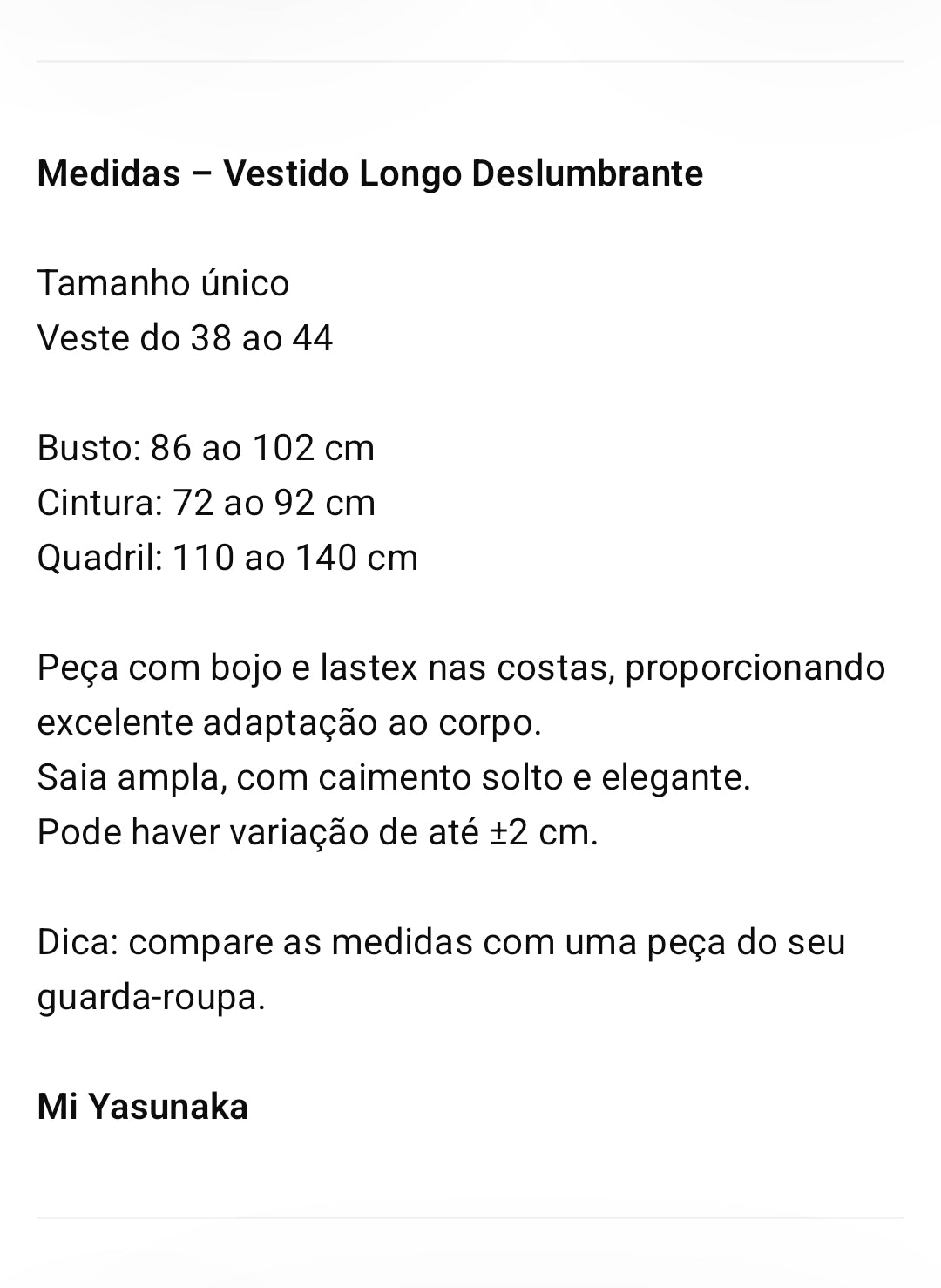 Vestido Cassia com bojo - em cores