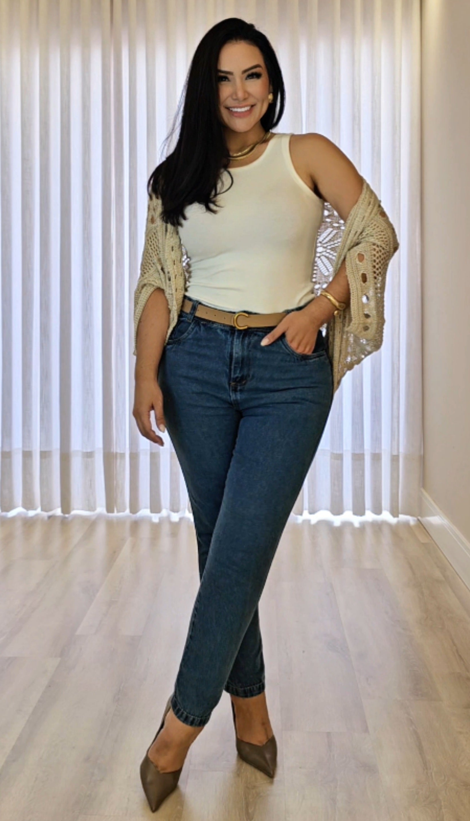 Kimono Feminino de Tricô – Estilo e Elegância Atemporal