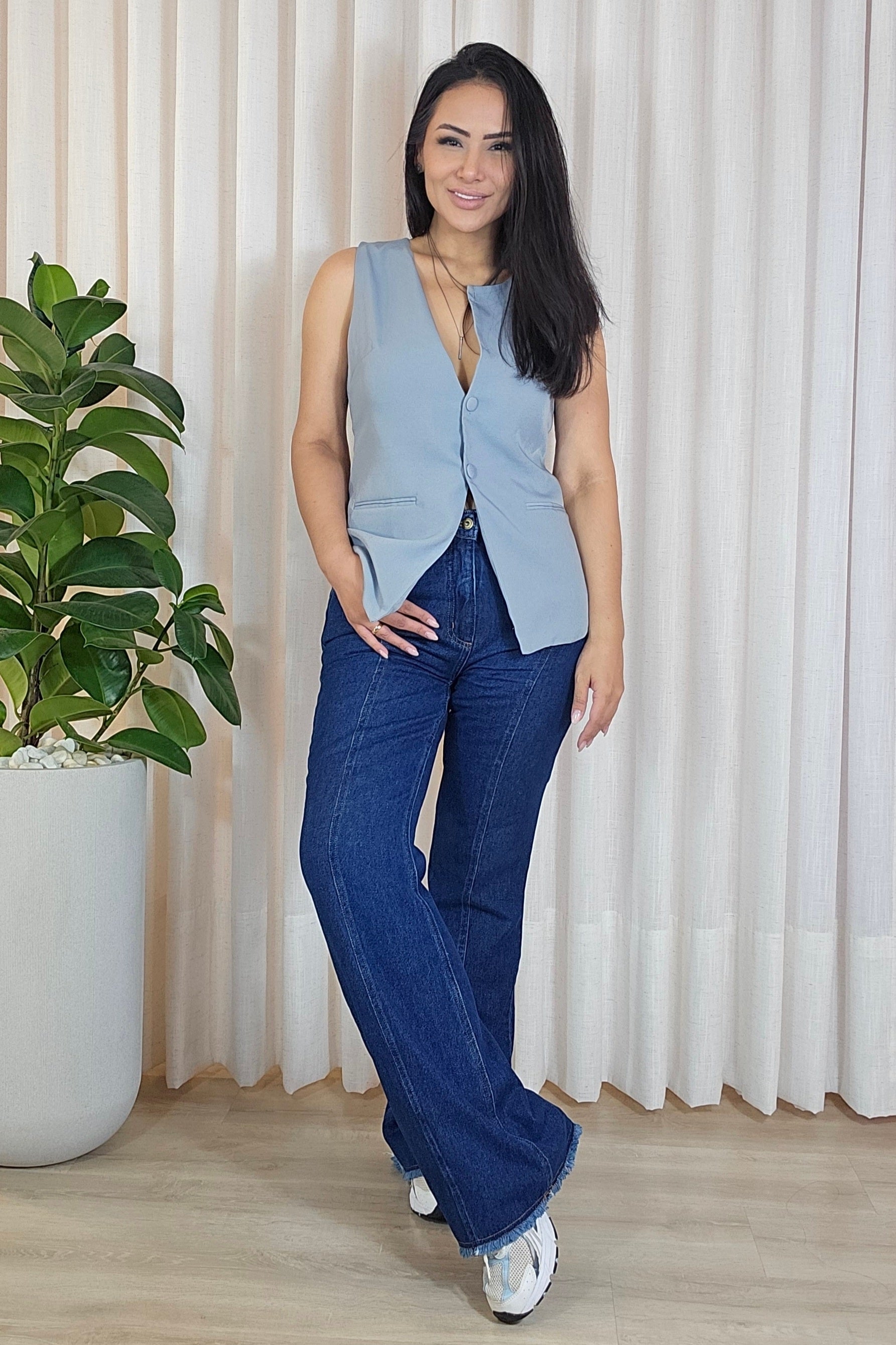 Blusa Colete Gabriela – em Cores