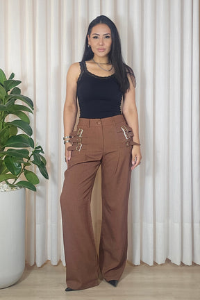 Calça Natasha de Alfaiataria Elegante