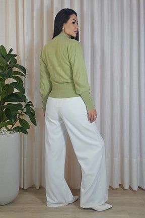 Blusa Helena em Tricot Peluciado premium - em cores
