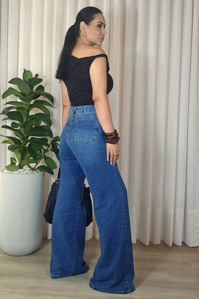 Blusa Assimétrica em Malha fria Premium com Elastano