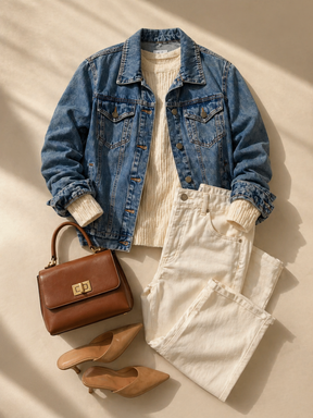 Jaqueta Jeans Giovanna - 100% algodão