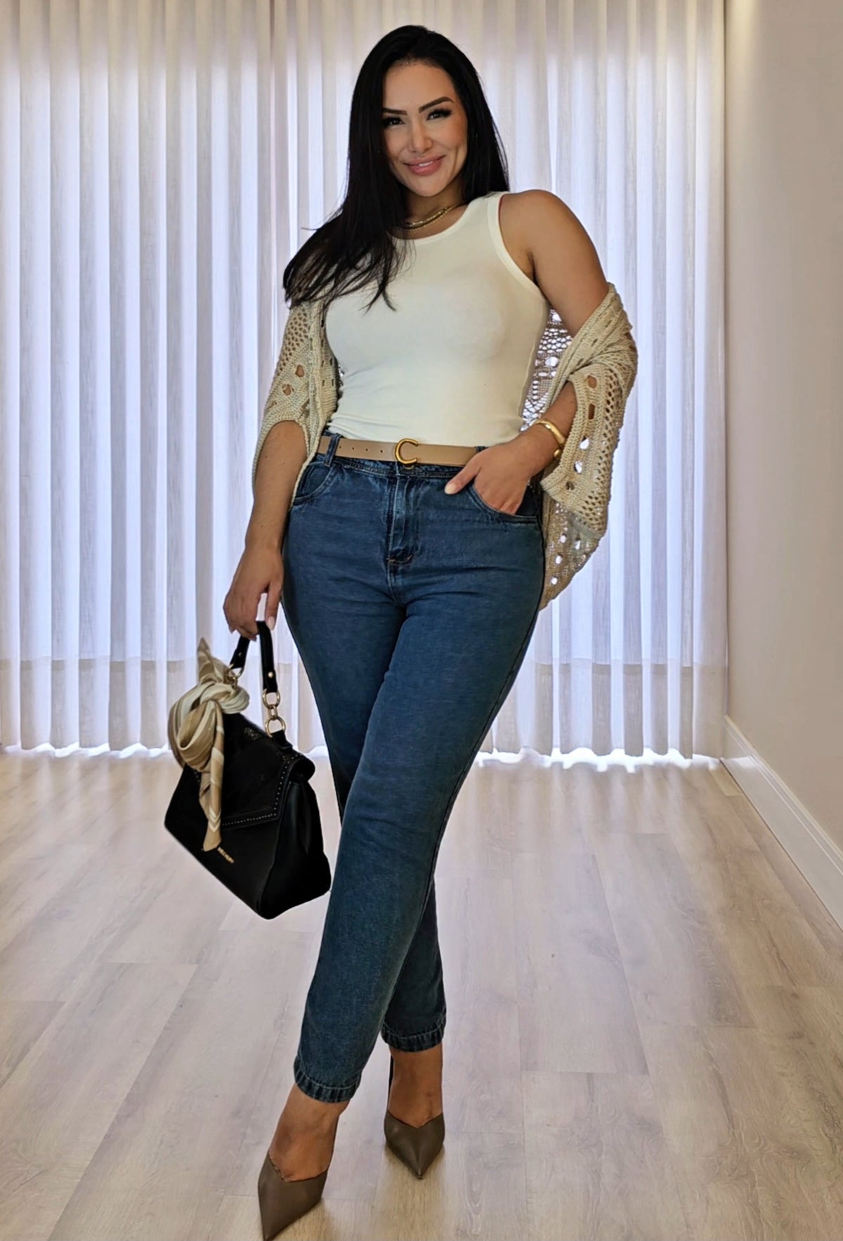 Kimono Feminino de Tricô – Estilo e Elegância Atemporal