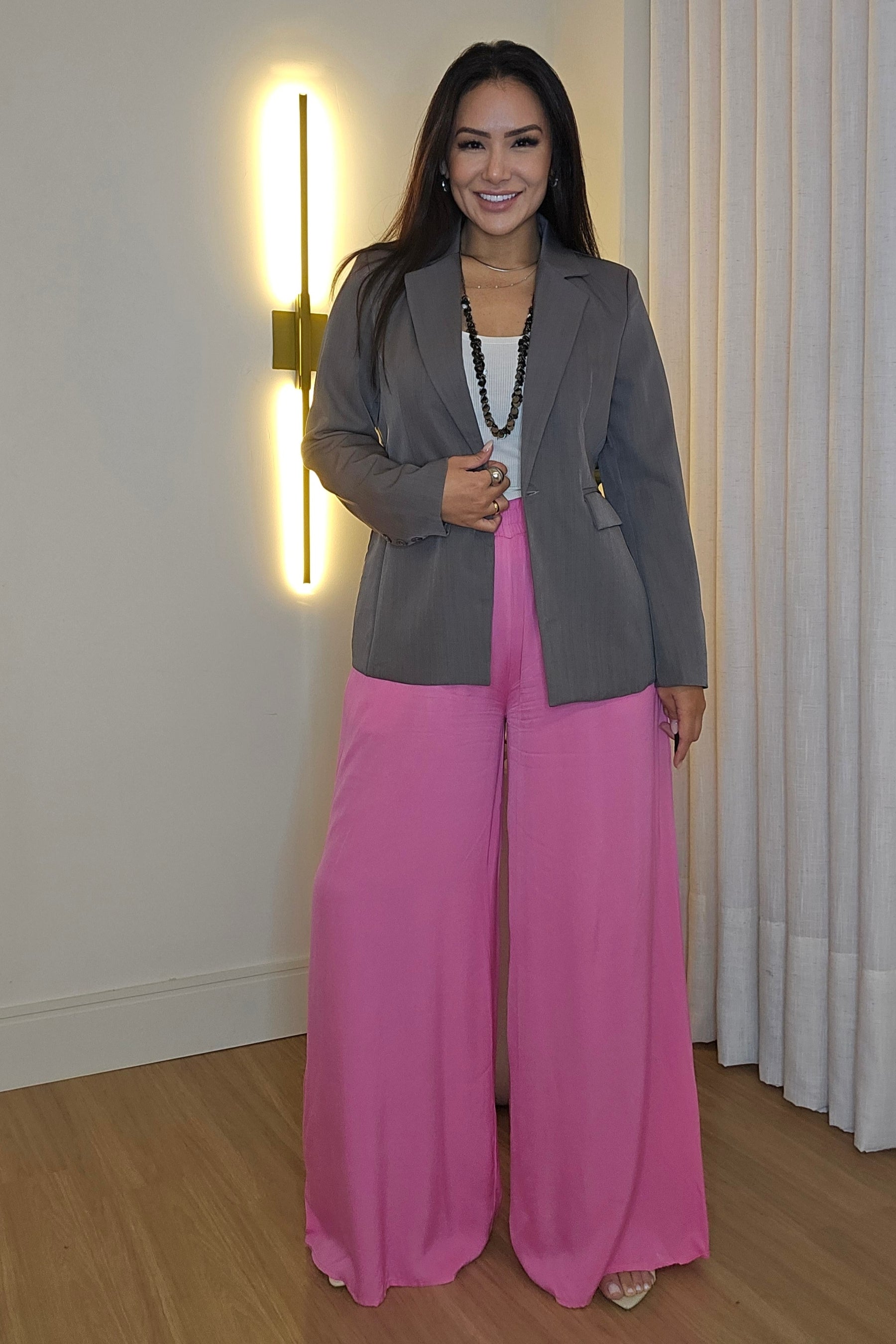 Blazer Feminino Alfaiataria Premium Estruturado em cires