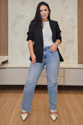 Blazer Feminino Alfaiataria Premium Estruturado em cires