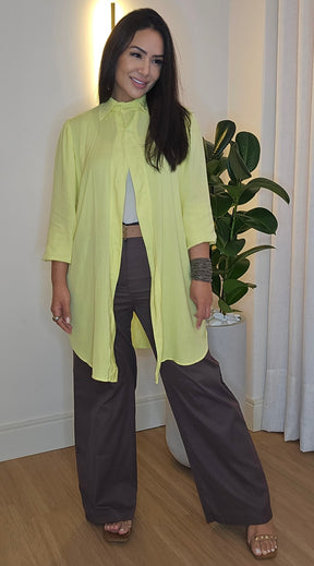 Chemise em cores variadas