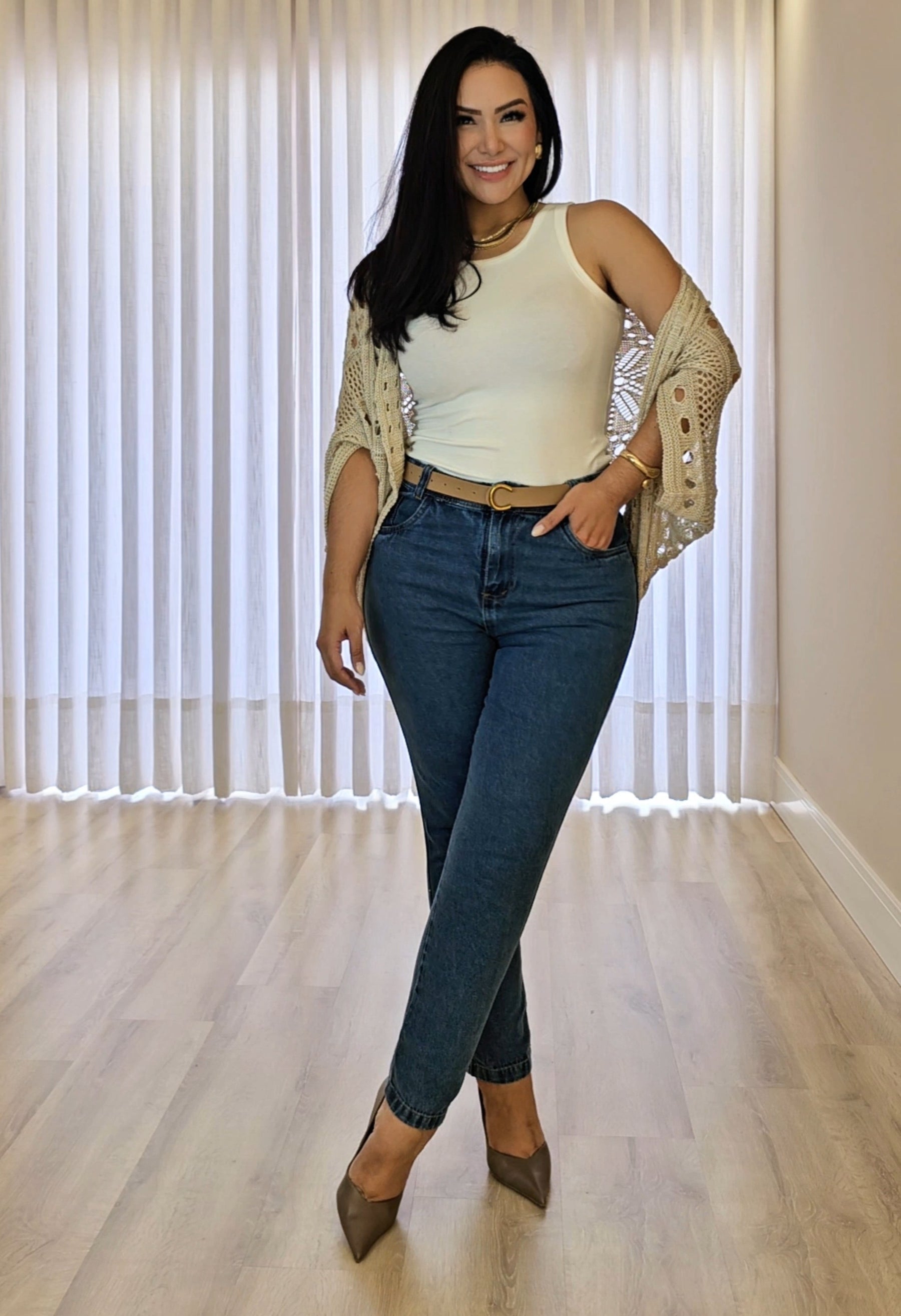 Kimono Feminino de Tricô – Estilo e Elegância Atemporal