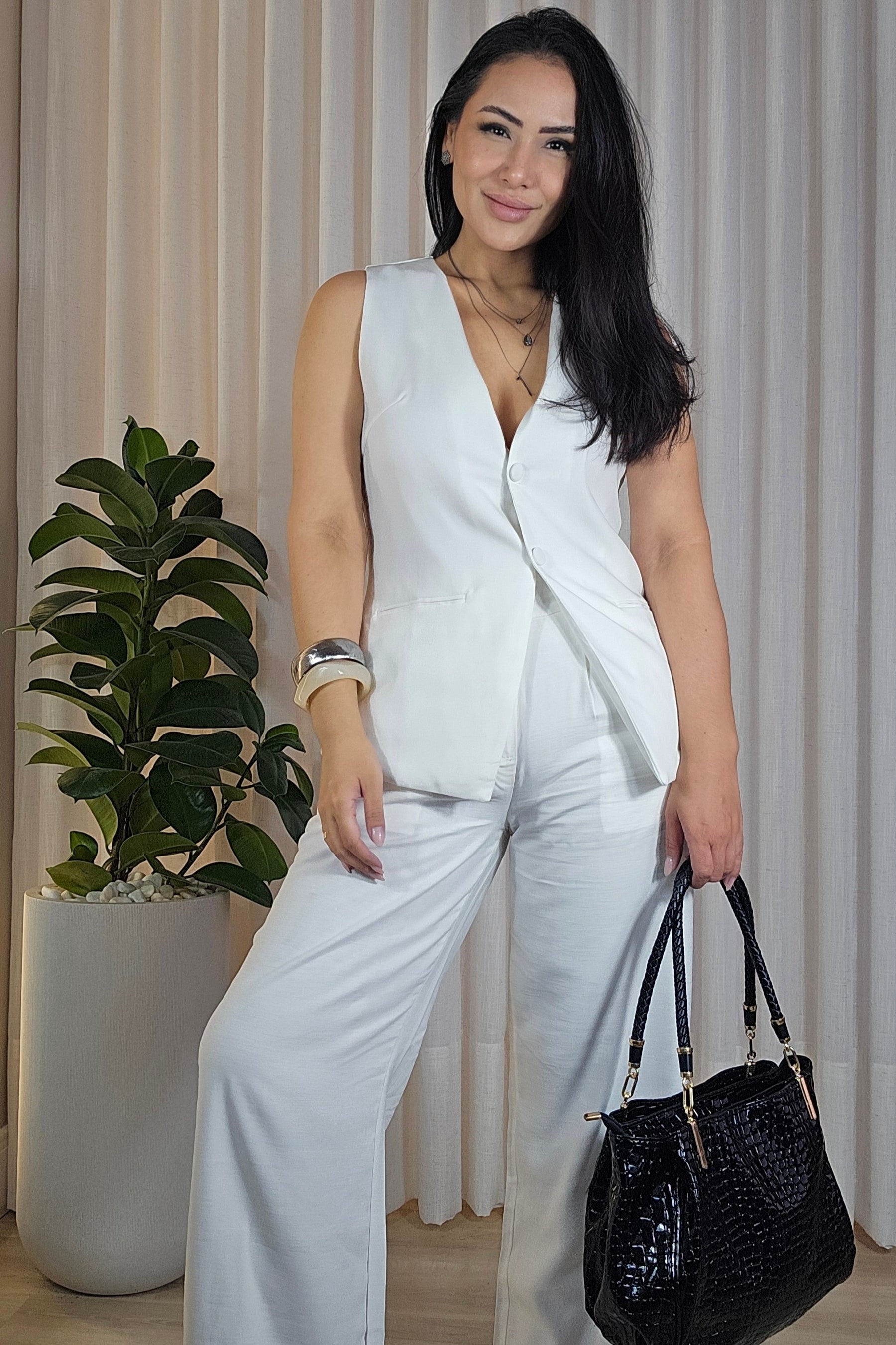 Blusa Colete Gabriela – em Cores