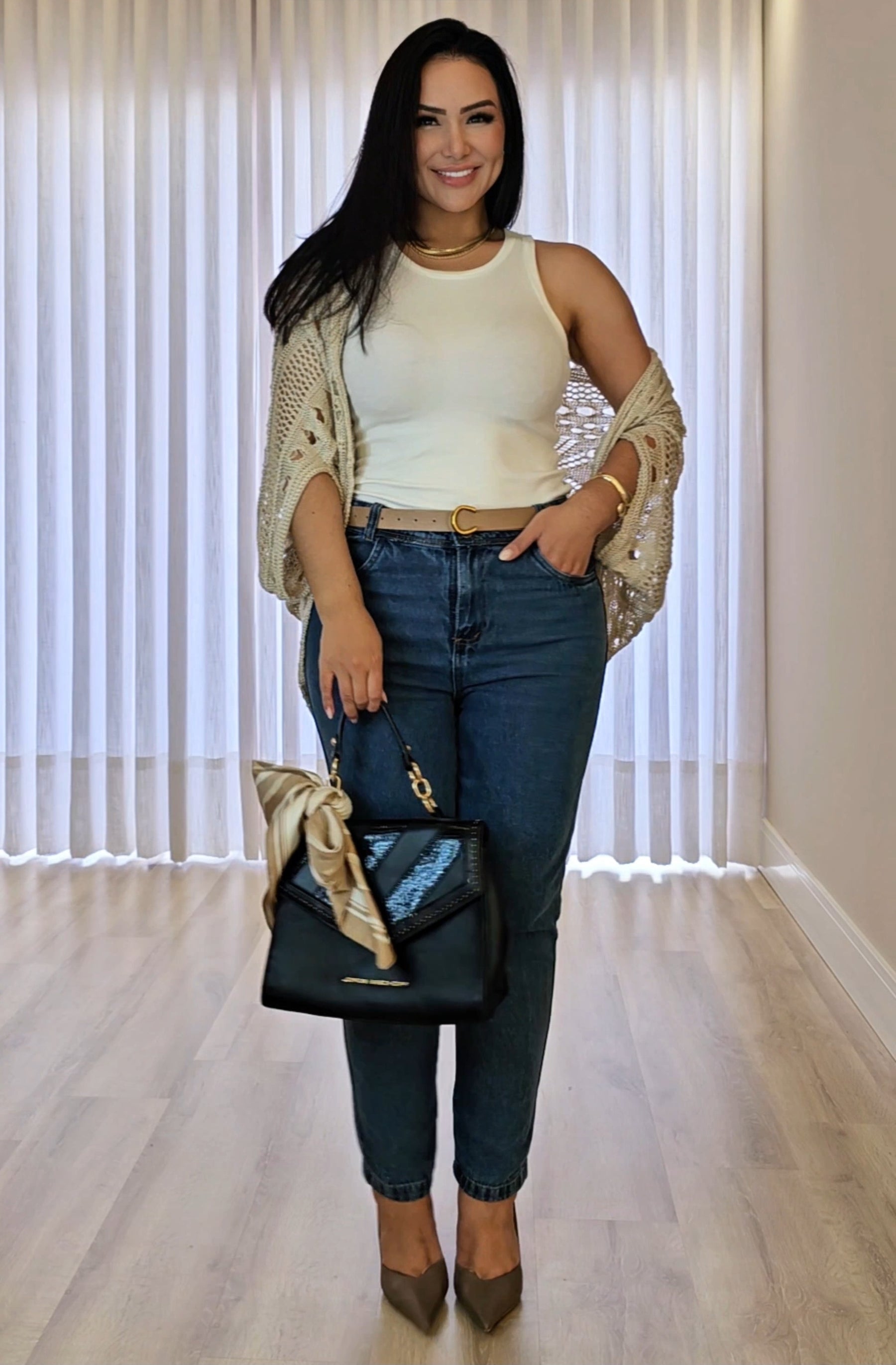 Kimono Feminino de Tricô – Estilo e Elegância Atemporal