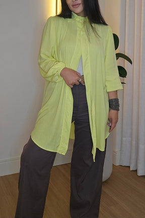 Chemise em cores variadas