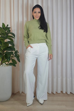 Blusa Helena em Tricot Peluciado premium - em cores