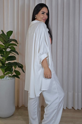 Camisa Mullet Viviane em viscose premium
