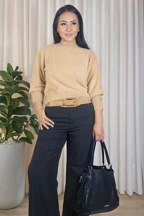 Blusa Helena em Tricot Peluciado premium - em cores