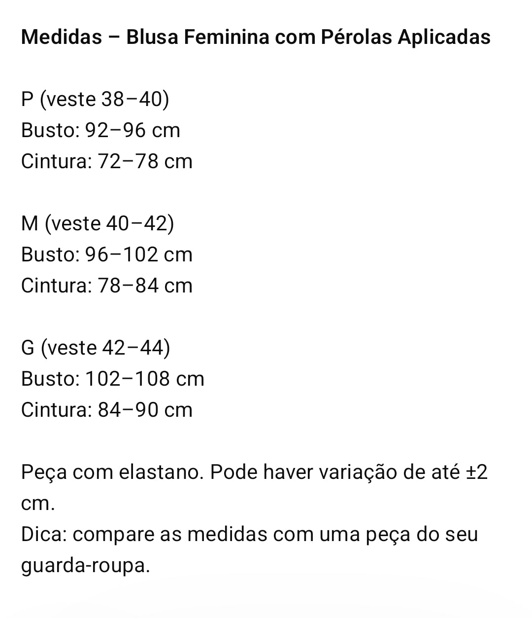 Blusa Lara em Algodão com aplique de pérolas - Em cores