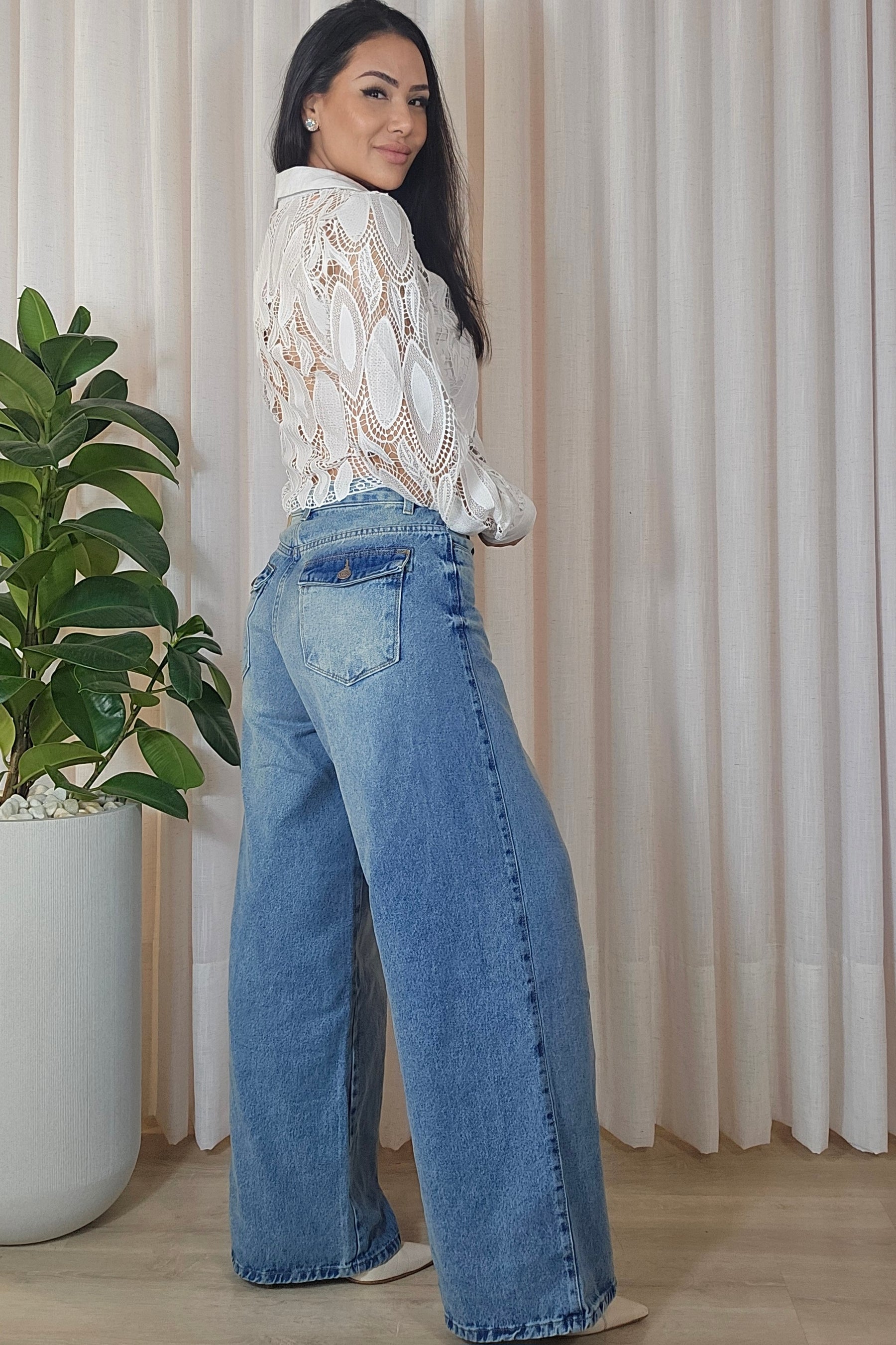 Claça Wide Leg Ana Castela