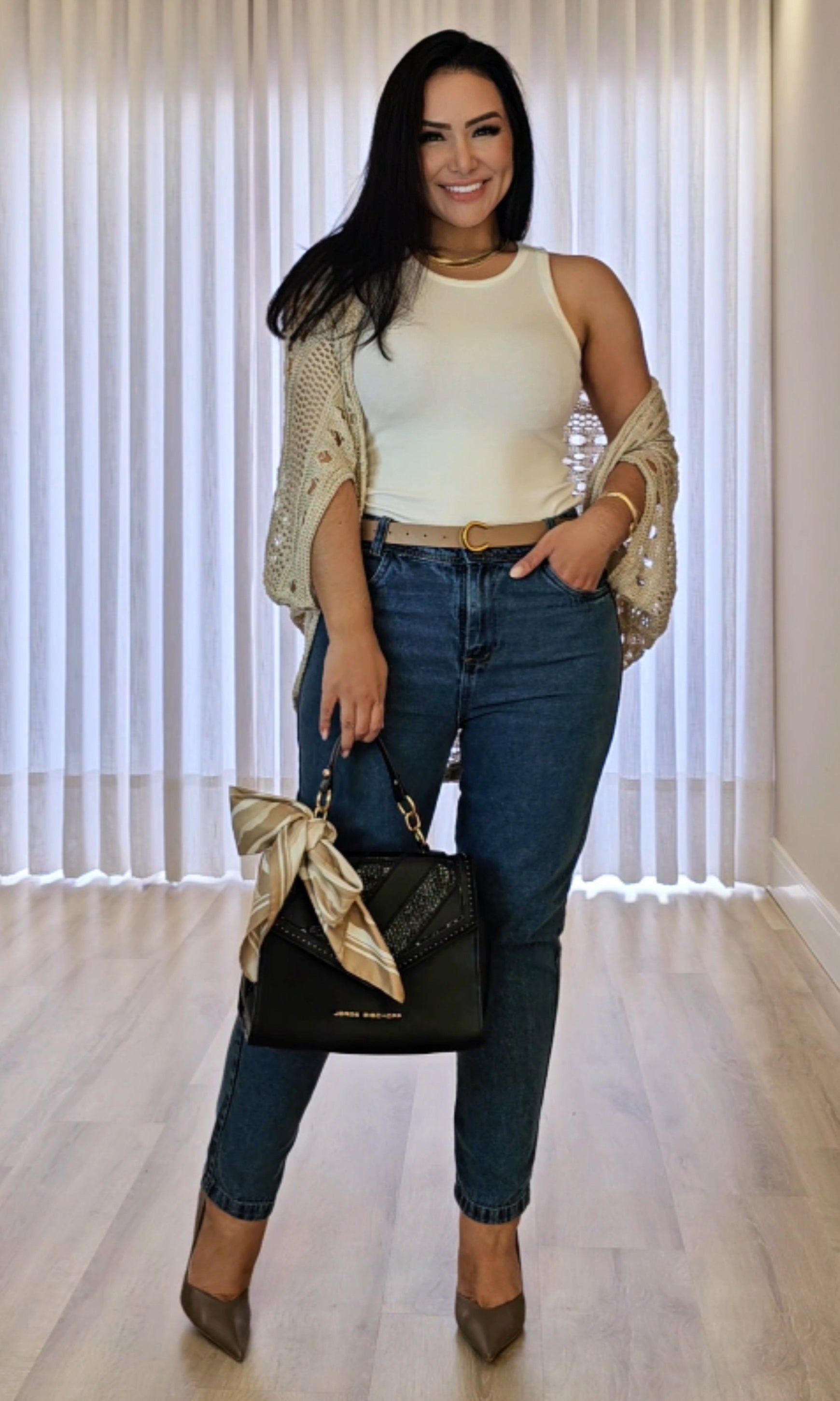 Kimono Feminino de Tricô – Estilo e Elegância Atemporal
