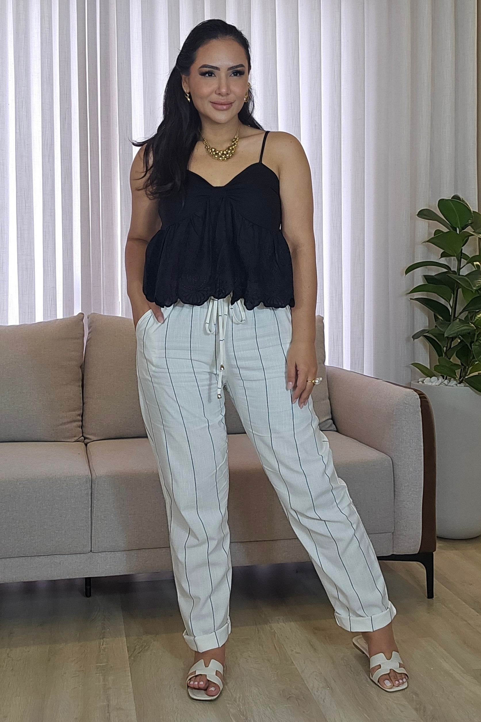 Batinha em Laise de algodão - cores variadas