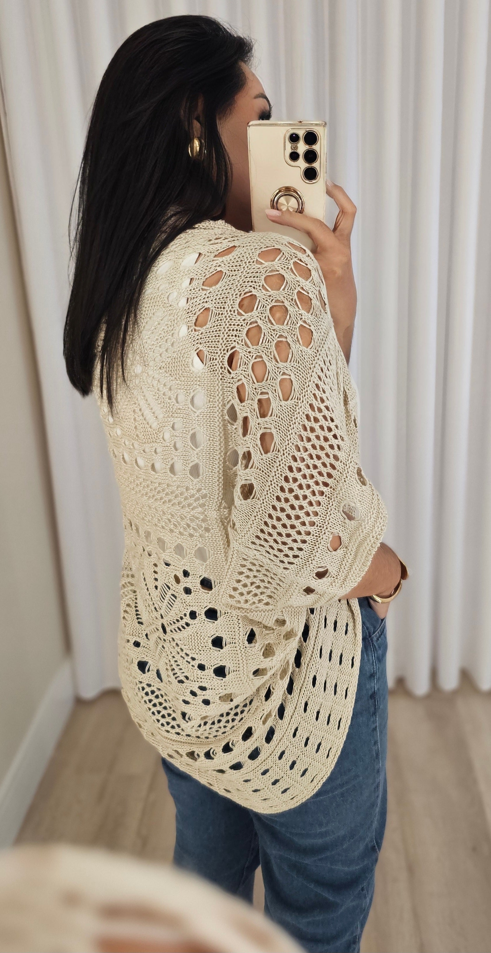 Kimono Feminino de Tricô – Estilo e Elegância Atemporal