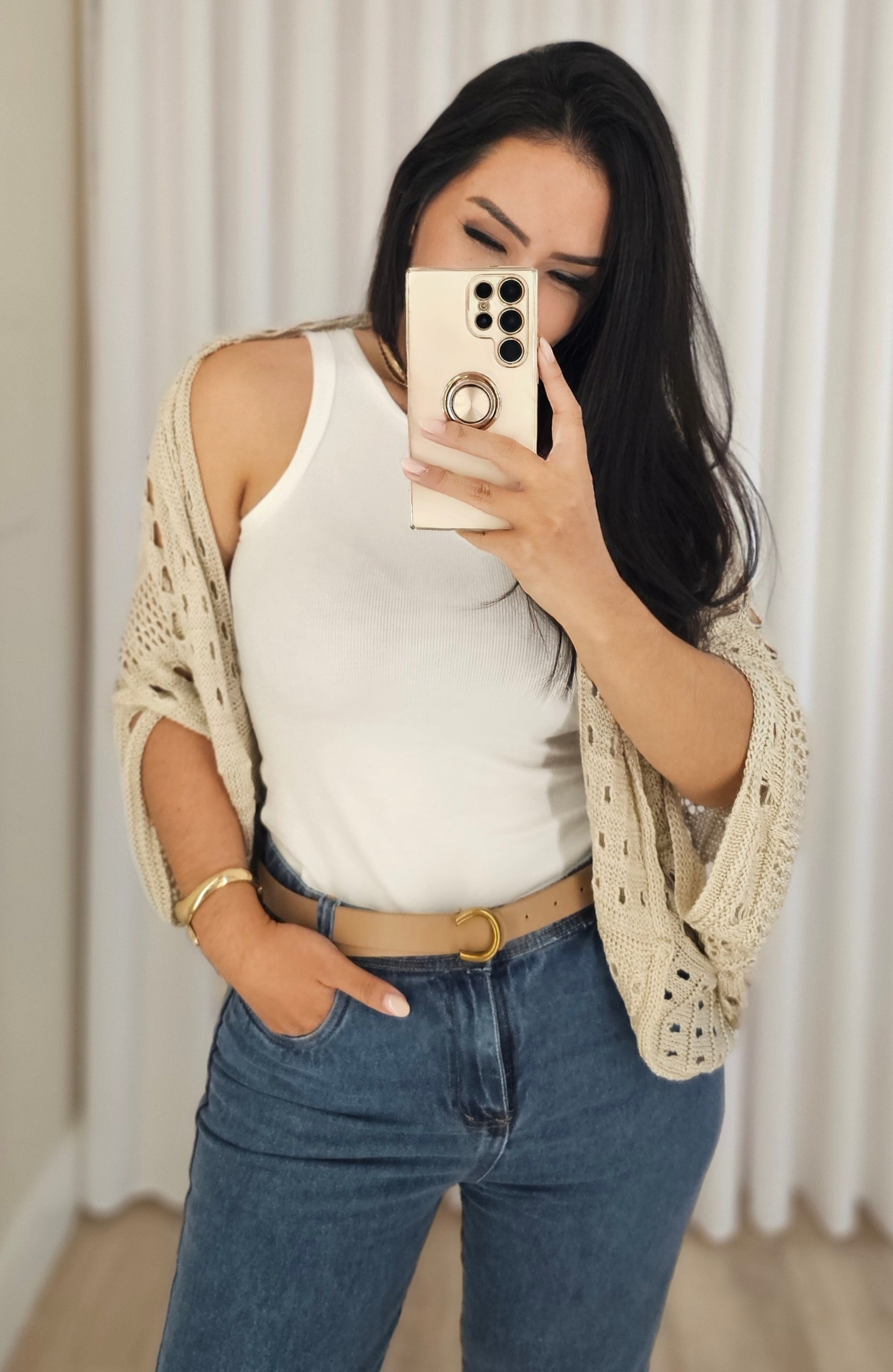 Kimono Feminino de Tricô – Estilo e Elegância Atemporal