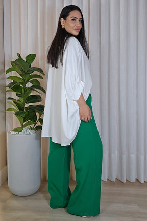 Camisa Mullet Viviane em viscose premium