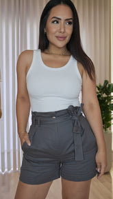 Short Clochard de Sarja Premium com Faixa