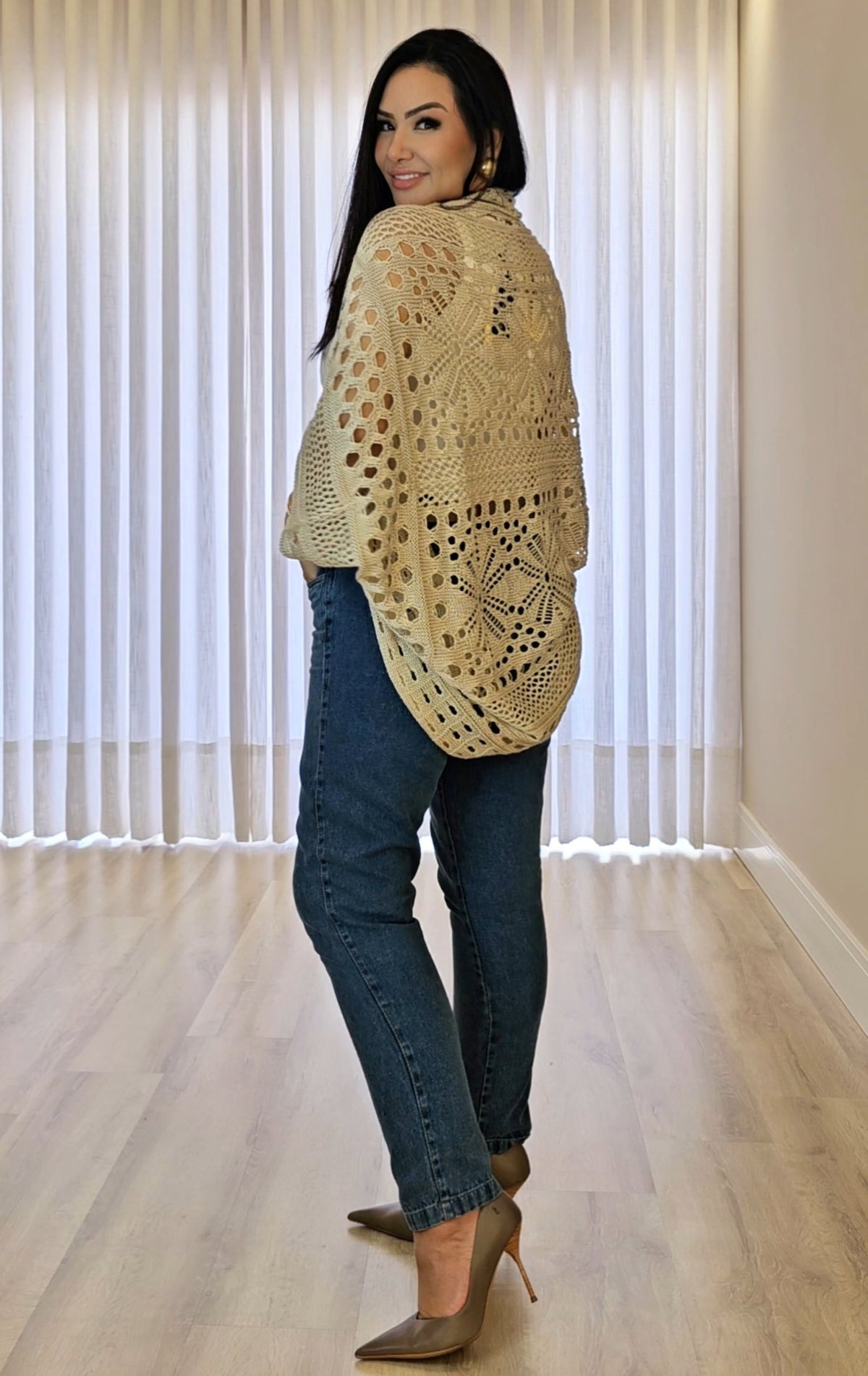 Kimono Feminino de Tricô – Estilo e Elegância Atemporal