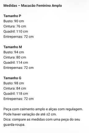 Macacão Luana em alfaiataria - 3 cores