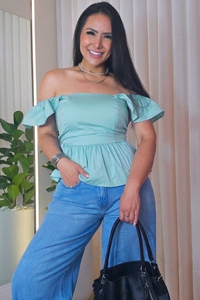 Blusa Soraia de amarração - em cores