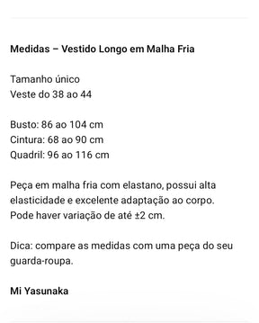 Vestido Júlia em Malha Fria - em cores