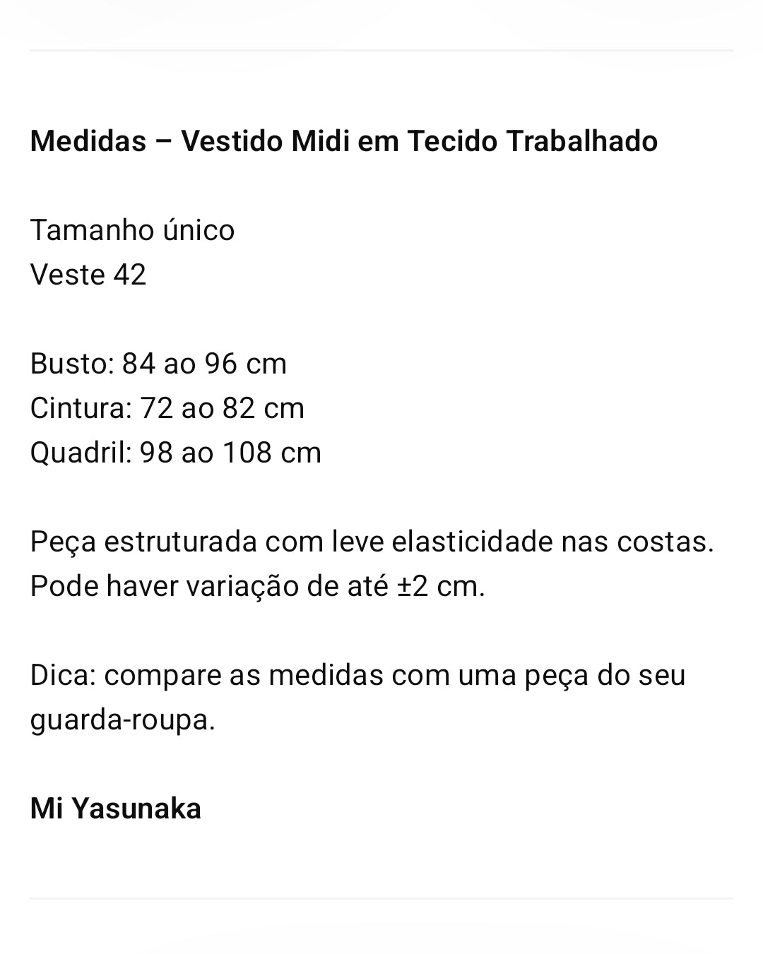Vestido Hana em tecido trabalhado