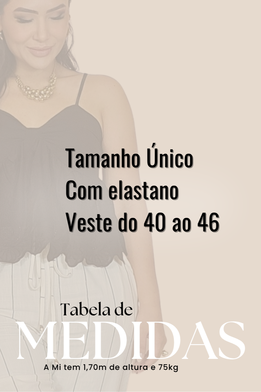 Conjunto Feminino Preto em Algodão Premium
