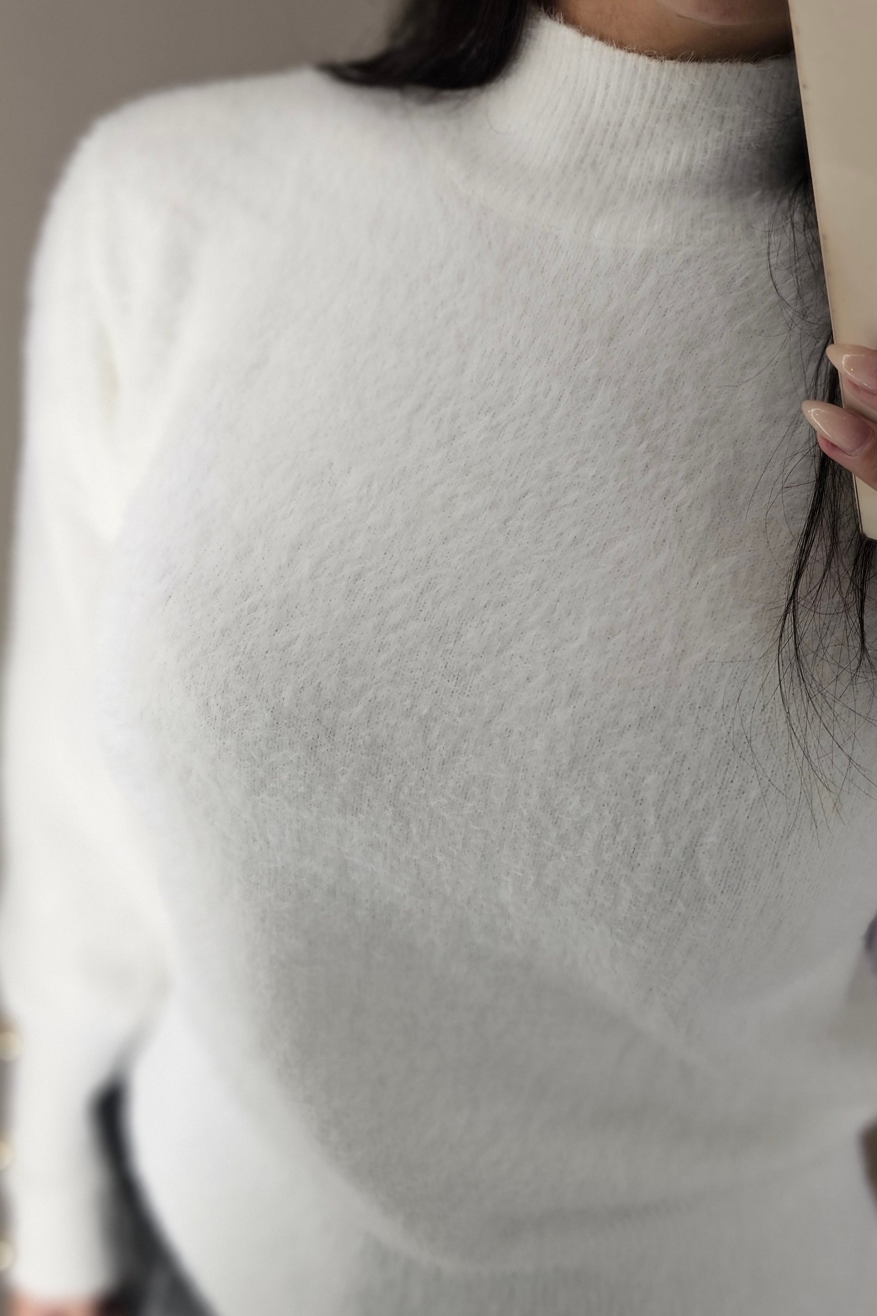 Blusa Helena em Tricot Peluciado premium - em cores
