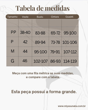 Bermuda feminina Alfaiataria Risca de Giz
